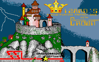 Wizard's Crown title screen for Atari ST
